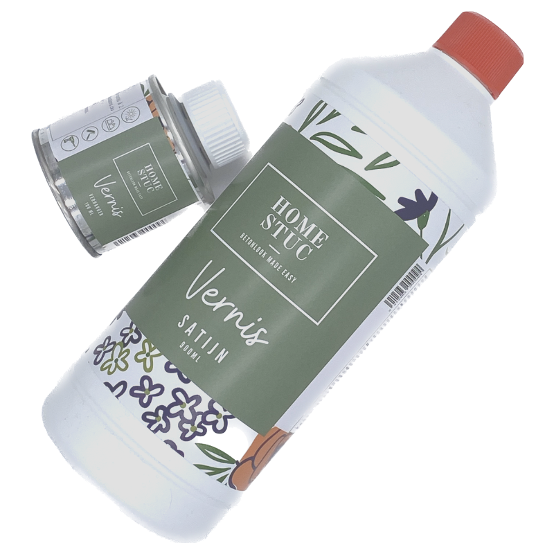 Home Stuc Vernis 1 liter - Satijn - 2K Home Stuc Vernis 1 liter - Satijn - 2K